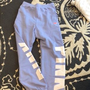 Campus sweats size small PINK